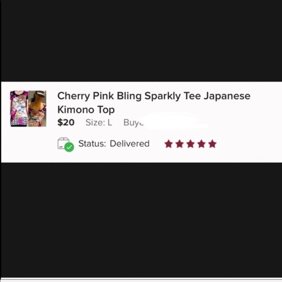 Callie Blossom: Rhinestone Asian Cherry Geisha Tee - Picture 8 of 8